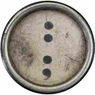typewriter key
