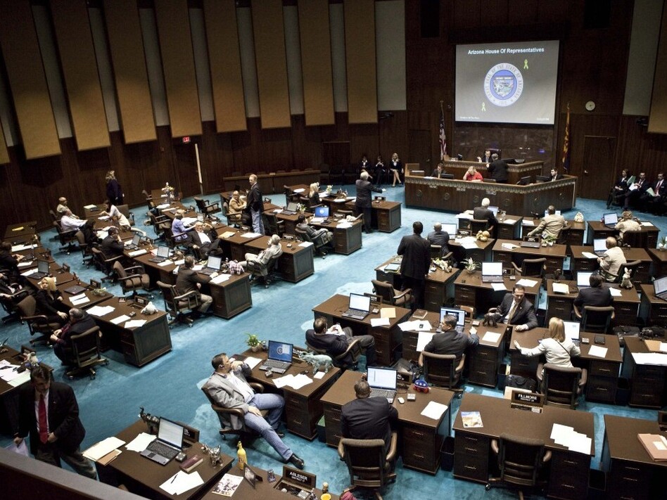 The Arizona House of Representatives on April 6. (Matt York/AP)