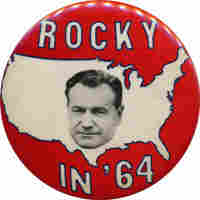 A Nelson Rockefeller campaign button