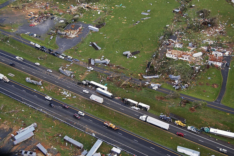Across The South, Scenes Of Death And Devastation NPR