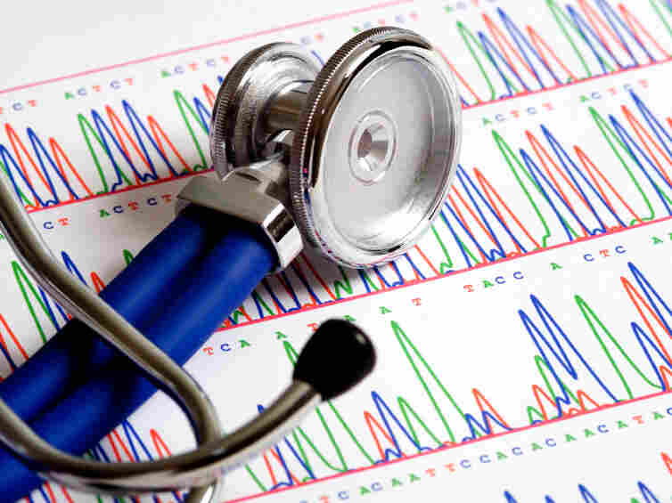 Stethoscope on DNA sequencing data sheet