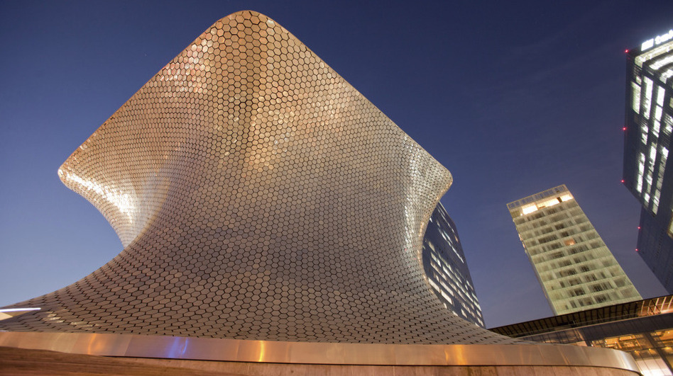 The Soumaya Museum in Mexico City was designed by Carlos Slim's son-in-law and houses Slim's collection of more than 65,000 pieces. It is dominated by works from European and Mexican artists.