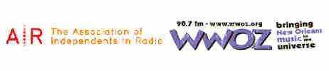 AIR and WWOZ logos