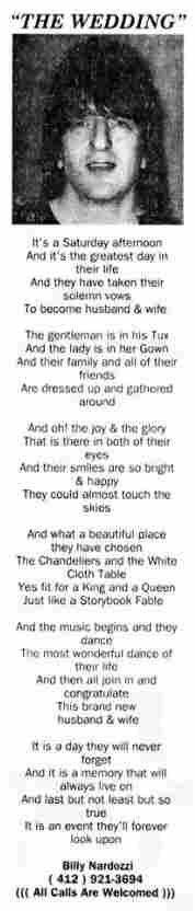 "The Wedding" by Billy Nardozzi
