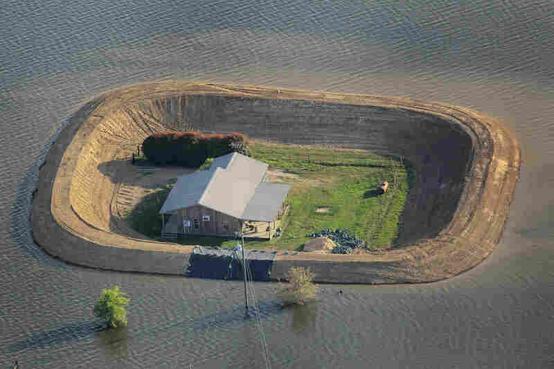 Come High Water, Homemade Levees May Save The Day The Picture Show NPR