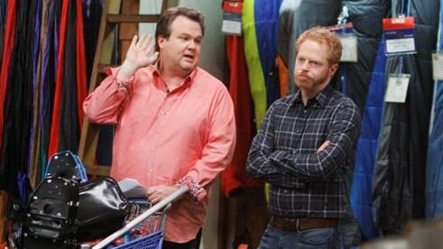 modern family all kissing
