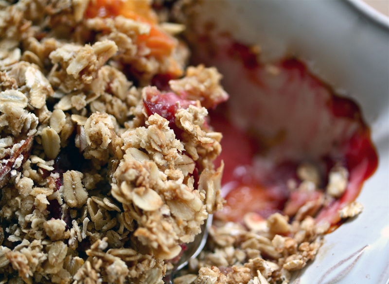 Recipe MapleOatmeal Fruit Crisp NPR