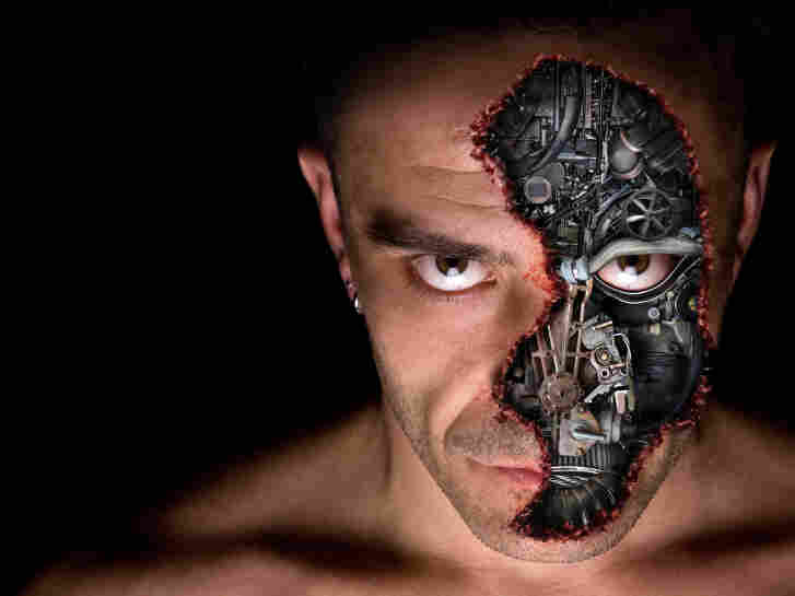 An evil bionic man