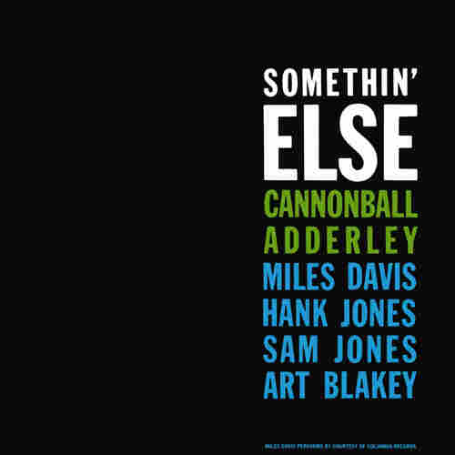 The cover of Somethin' Else