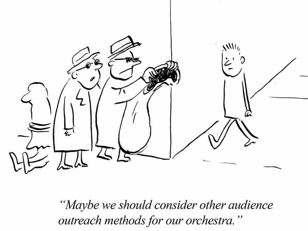 New technique to fill seats at the symphony.