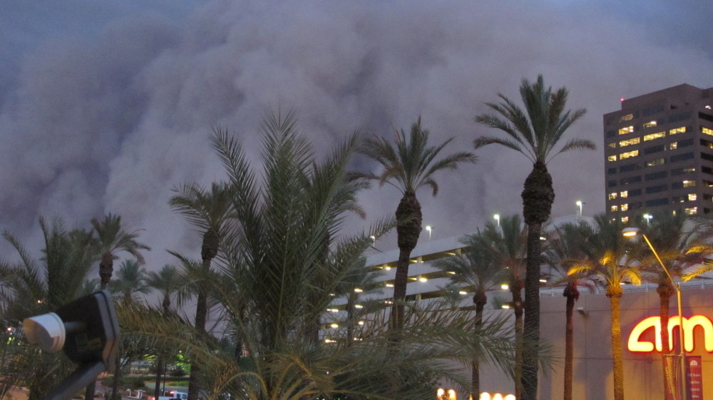 Massive Dust Storm Rolls Through Phoenix : The Two-Way : NPR