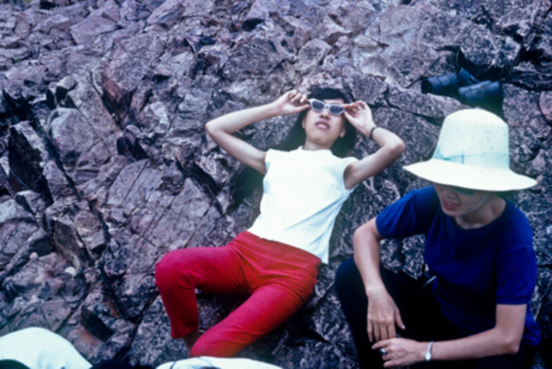 This 1966 photo is of Pham's mom when she lived in Vietnam. "In her red cigarette pants, black ballet flats, and her Vuarnet cat-eye sunglasses, she looks every bit like a glamorous starlet on holiday," Pham writes. The clothing came from her mother's sister, who was studying abroad in the U.S. at the time. Pham says she hopes to focus in her blog on women whose stories don't often get told — w...