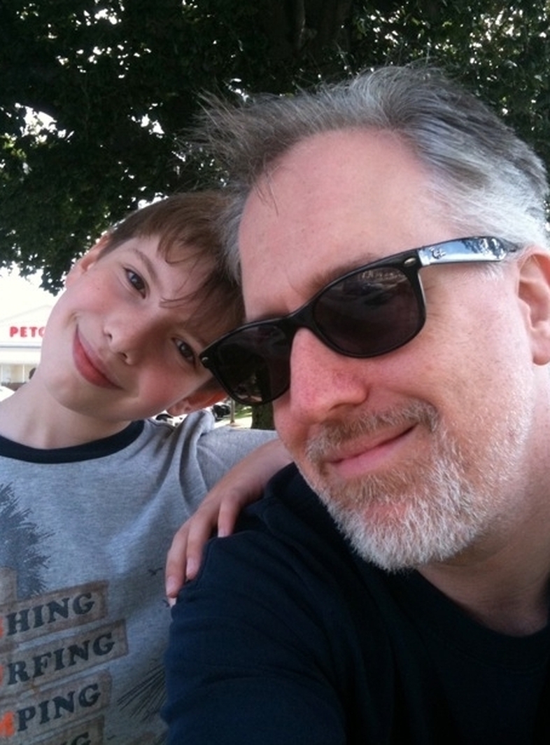 Andy Affleck with Jack in 2009. (Andy Affleck/Andy Affleck)