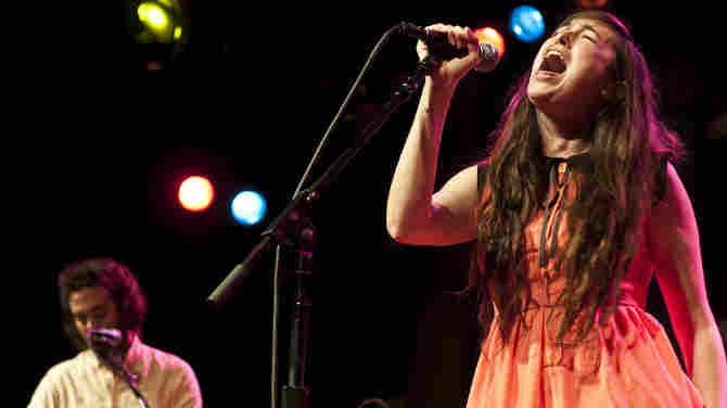 Cults performs at World Cafe Live in Philadelphia.
