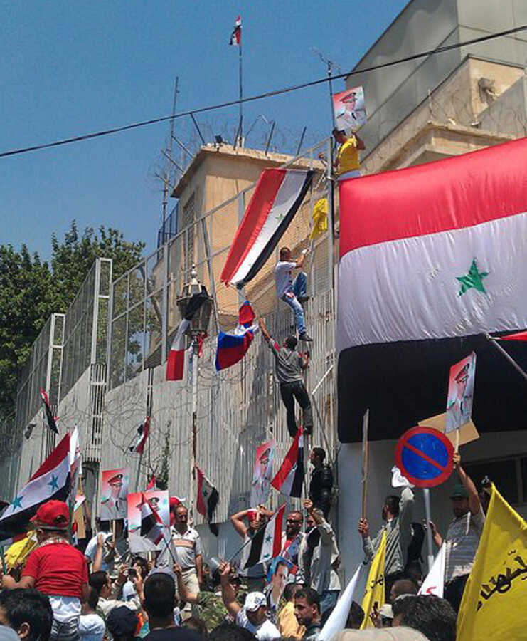 U.S. Accuses Damascus In Embassy Attacks NPR