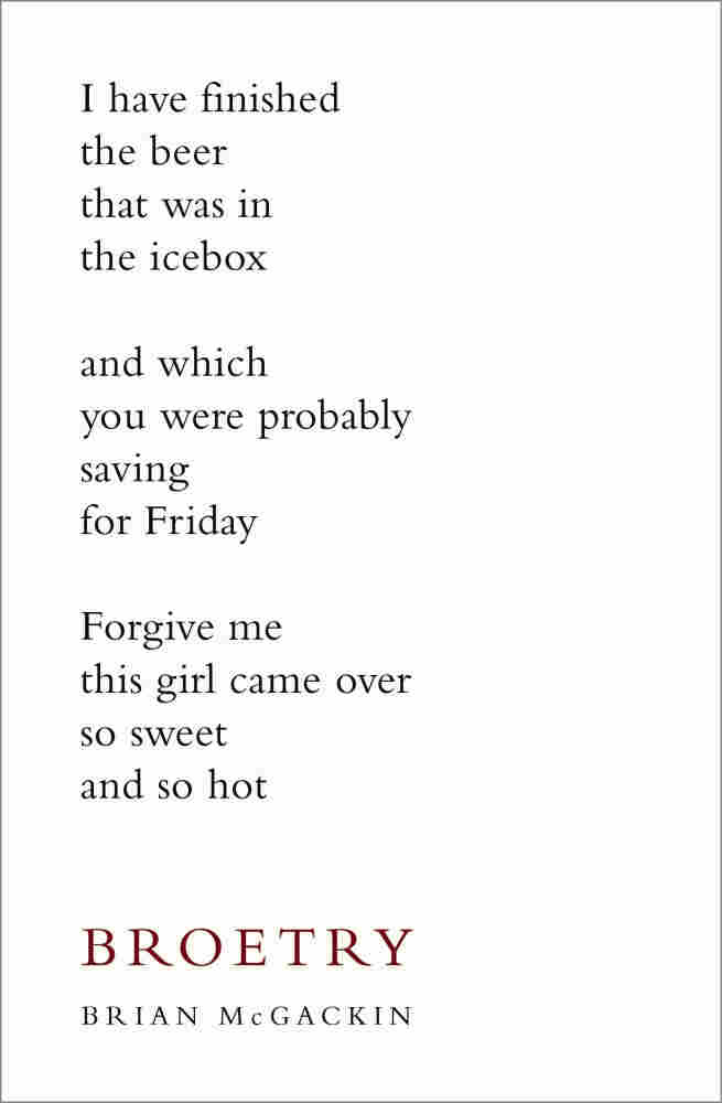 Broetry by Brian McGackin