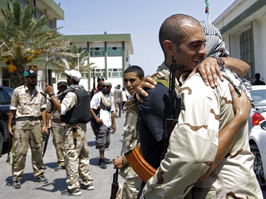 Gadhafi Loyalists Resist Rebels In Tripoli : NPR