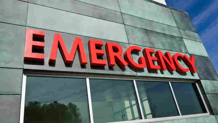 View of a hospital emergency room.