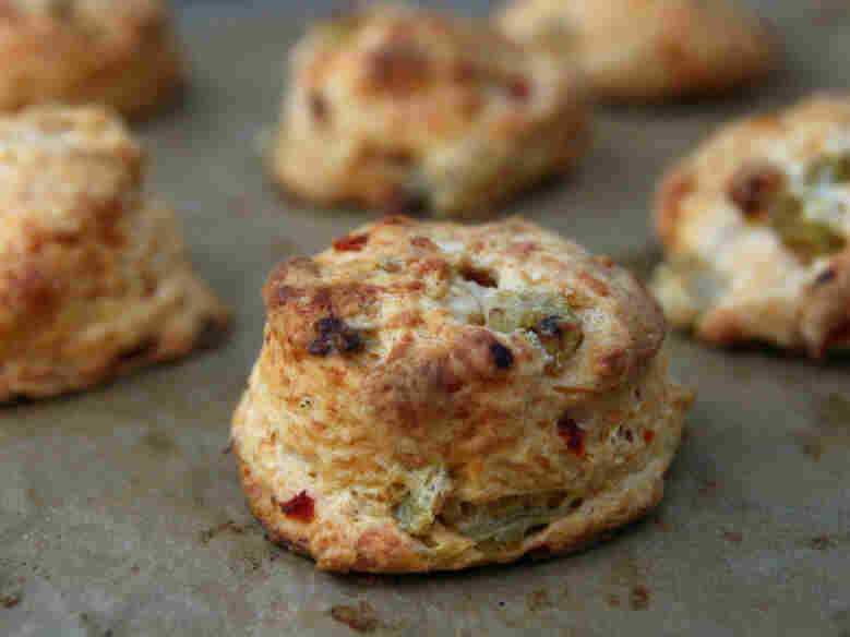 Green Tomato And Pimento Cheese Biscuits