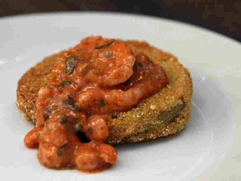 Fried Green Tomatoes With Shrimp Remoulade