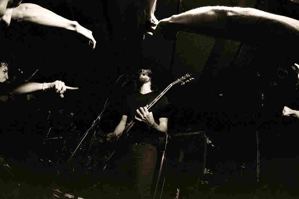 Drew Speziale of Circle Takes the Square performs at the Black Cat in Washington, D.C.