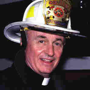 Father Mychal Judge became a fire department chaplain in 1992 — and he liked to join company drills. One retired fireman recalls, "I could picture him, chopping down a door with an axe. He would love to do that, too." Father Mychal Judge became a fire department chaplain in 1992 — and he liked to join company drills. One retired fireman recalls, "I could picture him, chopping down a door with an axe. He would love to do that, too."