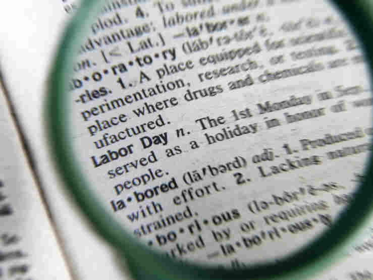A dictionary entry for Labor Day.