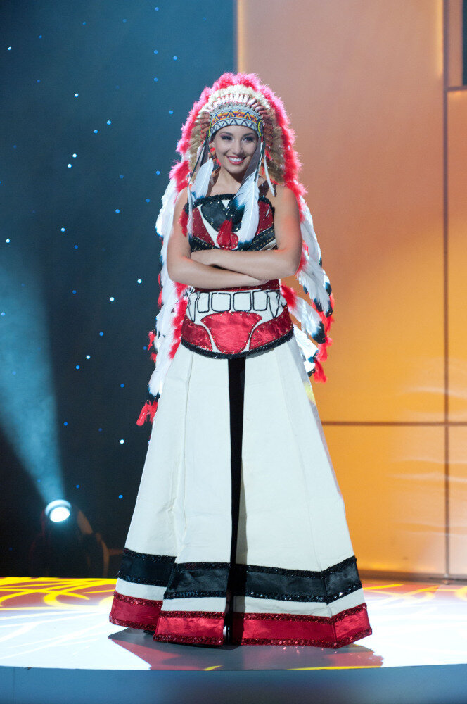 Miss USA Goes For Subtlety With Her National Costume For Miss Universe NPR