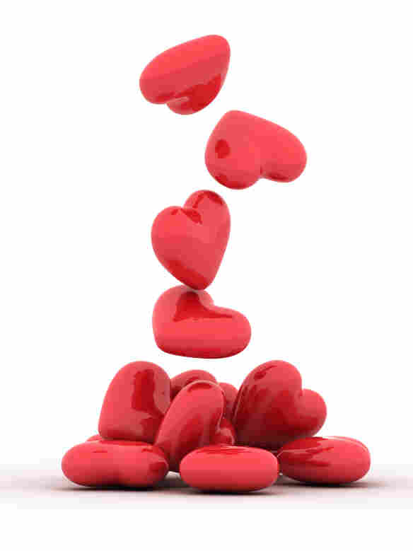 A pile of hearts.