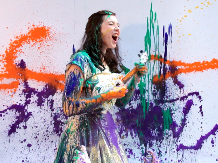 Lisa Hannigan in the music video for &quot;Knots.&quot; (Courtesy of the artist)