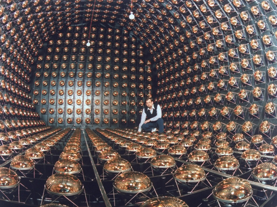 A neutrino detector like this one, seen at Los Alamos National Laboratory in 1995, was used to collect data claiming that neutrinos can travel faster than the speed of light. (Fred Rick/Time & Life Pictures/Getty Image)