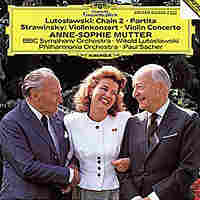 Cover art for Anne-Sophie Mutter's Lutoslawski album.
