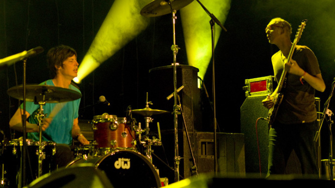 <p>Marc Ribot's Ceramic Dog plays Paramount Theatre on Saturday afternoon.</p> (NPR)