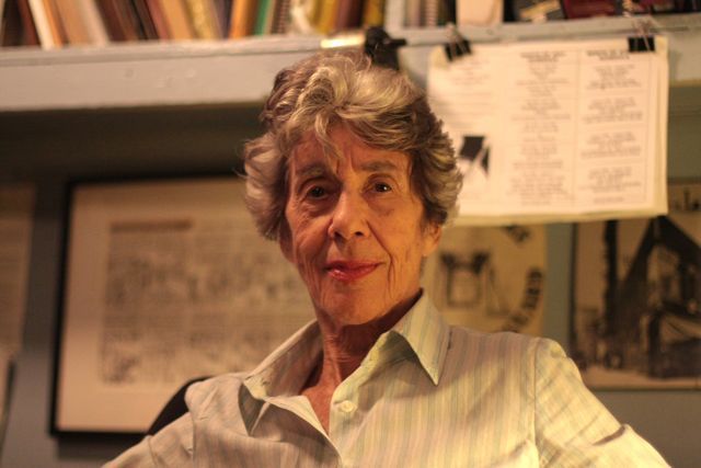 <p>Lorraine Gordon, backstage at the Village Vanguard.</p> (johnrogersnyc.com)