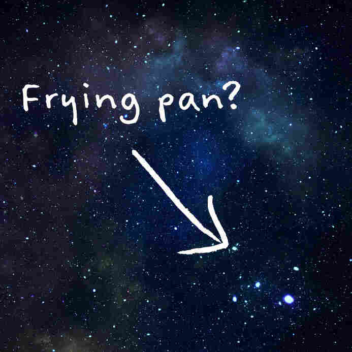 Distant star or frying pan?