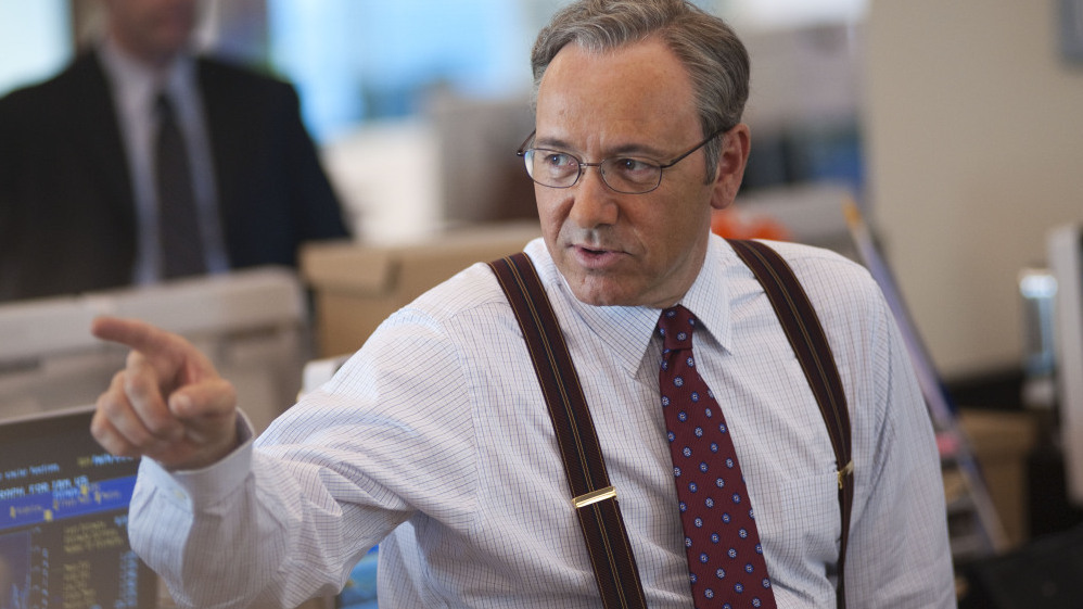 <p>Kevin Spacey gives "a major performance, his best in a decade," as a Wall Street executive trying to do the right thing in the middle of a financial panic.</p> (Roadside Attractions)