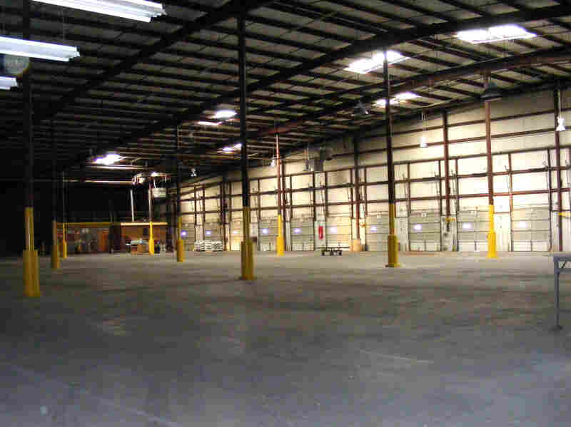 This warehouse in Lincolnton, N.C., will soon house furniture built by Bruce Cochrane's Lincolnton Furniture Co.