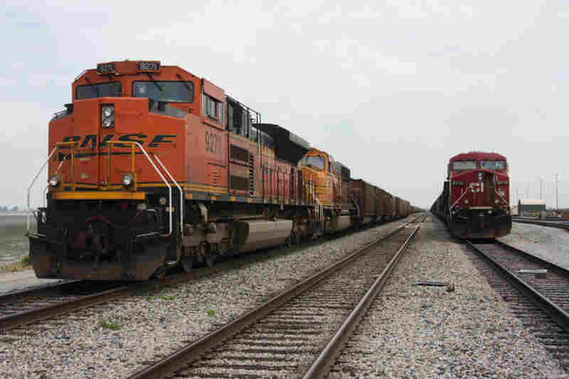 About 35 miles north of Bellingham, just across the border in Vancouver, B.C., the Westshore Terminal offers some sense of what the proposed terminal would be like. Trains carrying coal rumble into the terminal around the clock. The coal comes primarily from Canada, but increasingly the trains are delivering coal mined in Wyoming and Montana. 