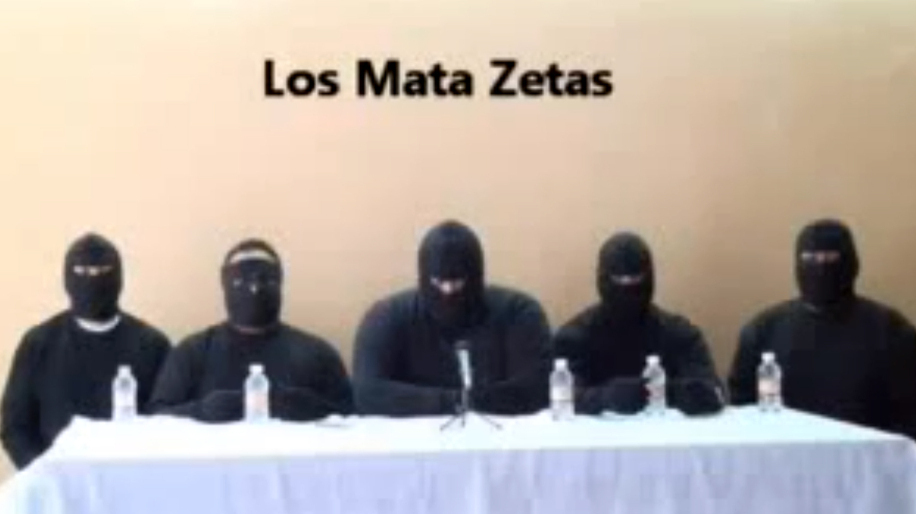 <p>"Los Mata Zetas," or the "Zeta Killers," described themselves in a recent video as a paramilitary group that will go after members of the Zeta drug cartel. The Mexican government, however, has described it as a rival drug cartel that is just seeking to eliminate competition from the Zetas.</p> (AFP/Getty Images)