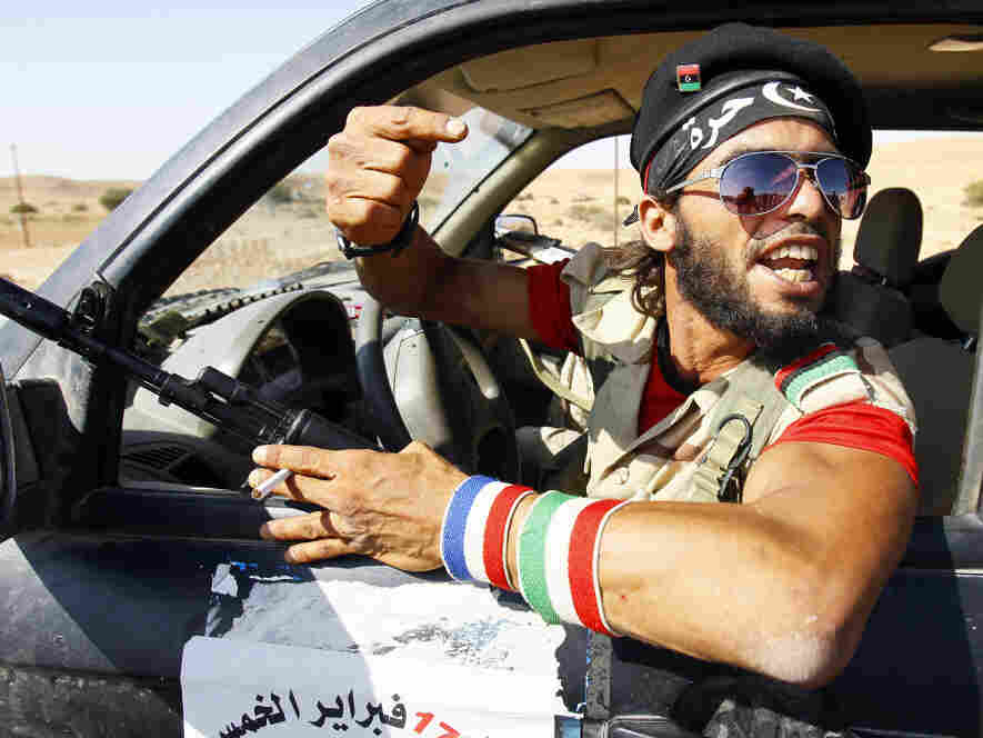 A rebel fighter near Bani Walid, Libya, on Sept. 13, 2011.