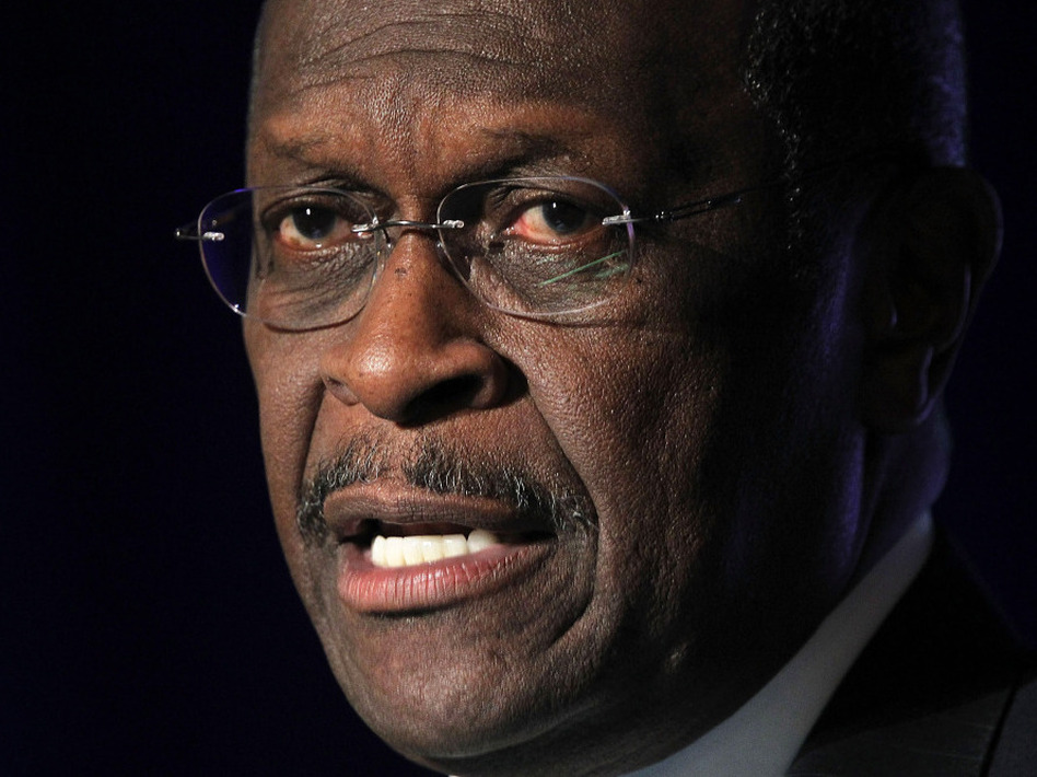 Republican presidential candidate Herman Cain spoke in Virginia on Wednesday. (Alex Wong/Getty Images)