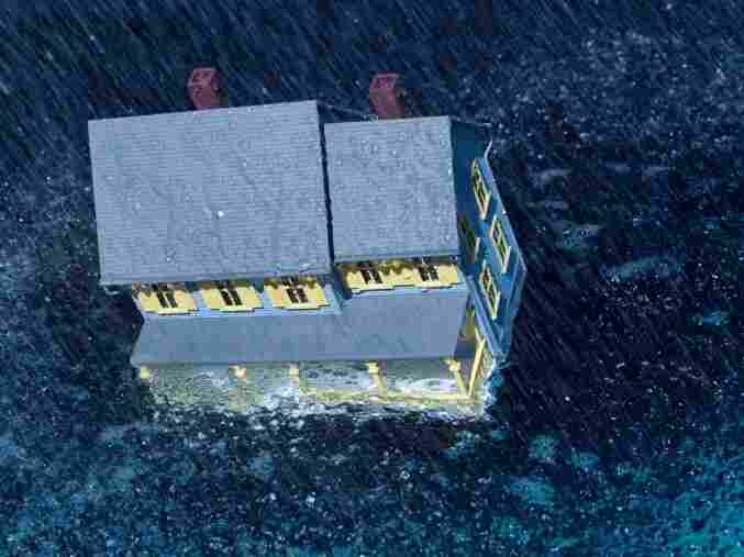 A house in a storm