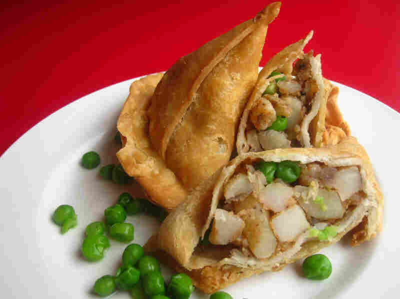 Potato-And-Pea-Stuffed Samosas
