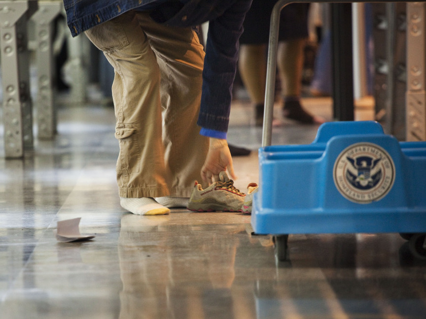 TSA Nears Goal Letting You Keep Your Shoes On NPR