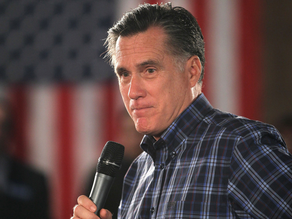 Some of former Massachusetts Gov. Mitt Romney's rivals argue that his statements on immigration have been inconsistent. (Scott Olson/Getty Images)