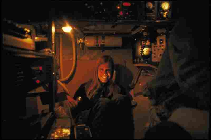 There's very little space for the pilot and two scientist-observers aboard the tiny sub, says ocean scientist Kathy Crane. "It's between the amount of personal space you'd have in a coffin and the Apollo spacecraft." 