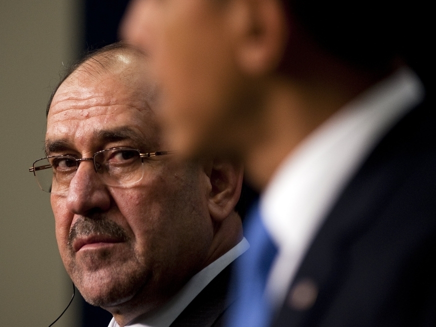 President Barack Obama speaks during a joint press conference with Iraqi Prime Minister Nouri al-Maliki in Washington, DC, Dec. 12, 2011.