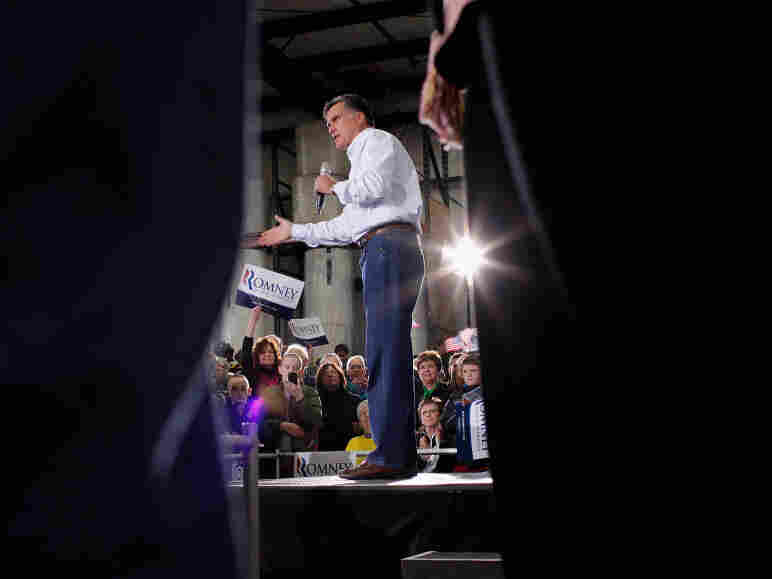 Republican presidential candidate, former Massachusetts Gov. Mitt Romney, campaigns at the Boys and Girls Club in Salem, N.H., on Jan. 5.