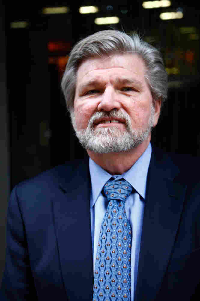 Bob Lynch poses for a portrait outside of the Hilton New York during the 2012 Association of Performing Arts Presenters (APAP) conference on Friday, Jan. 6.
