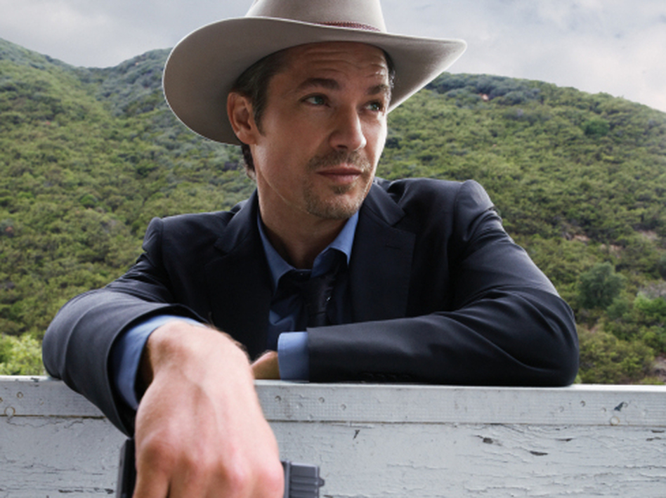 Timothy Olyphant plays Raylan Givens, a present-day U.S. marshal with Wild West inclinations on the FX series <em>Justified</em>. (Mark Seliger/FX)